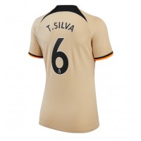 Chelsea Thiago Silva #6 Fotballklær Tredjedrakt Dame 2022-23 Kortermet